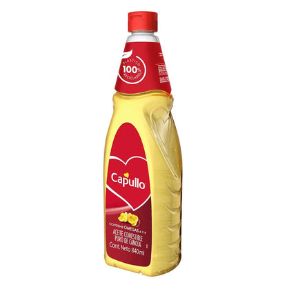 Aceite Capullo Puro de Canola 845ml