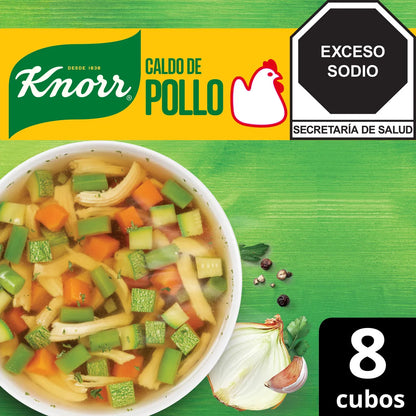 Caldo de Pollo Knorr Suiza 10.5g × 8 pzs