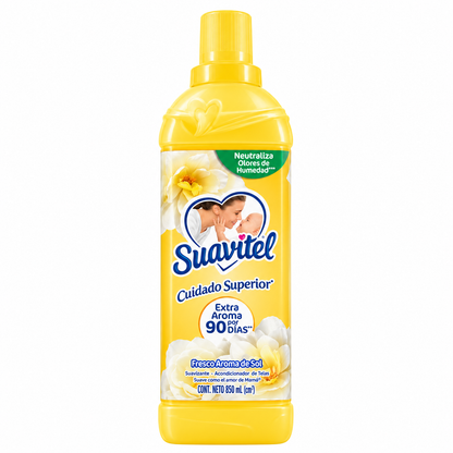 Suavizante de Telas Suavitel Cuidado Superior Fresco Aroma Sol 850ml